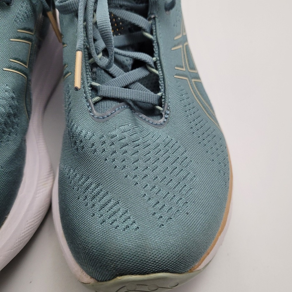 ASICS Gel-Nimbus 25 Running Shoes Women's 8.5 Trainers Foggy Teal Lace Up - Picture 9 of 14